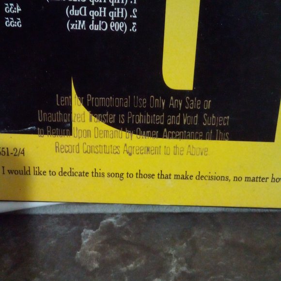 Sa-Fire Made Up My Mind Single Promo Use Only Vinyl Record - Picture 4 of 6